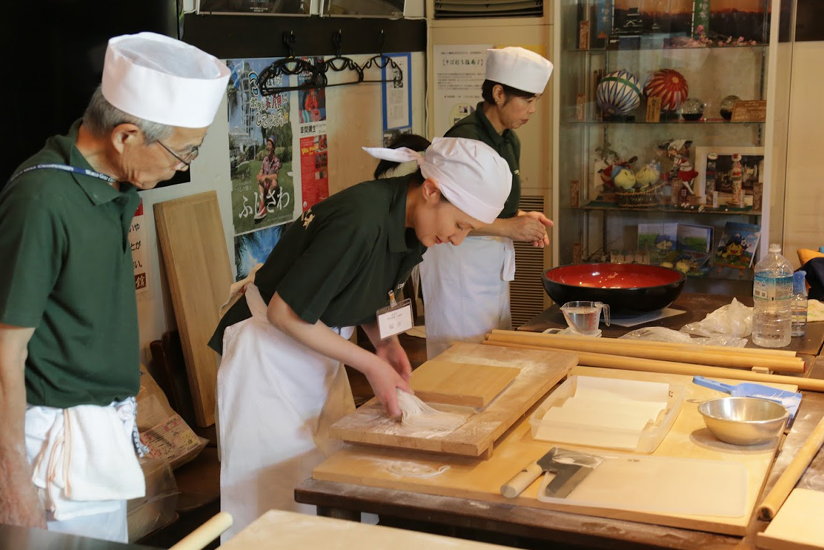 松本館 そば打ち体験教室 特集 藤沢市観光公式ホームページ