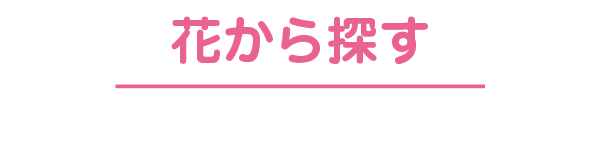 花から探す