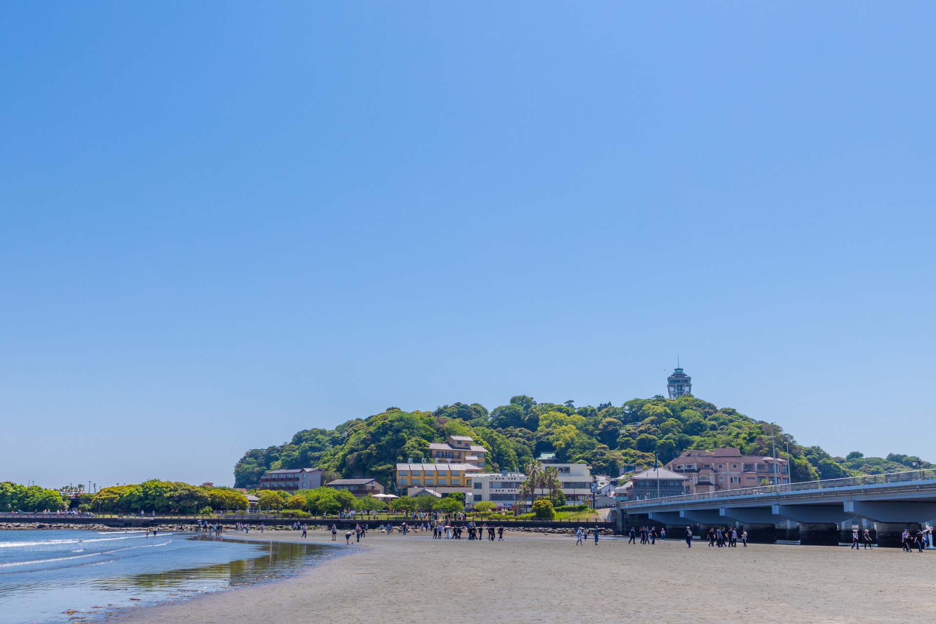 江の島の「トンボロ」を歩いてみよう | 特集 | 藤沢市観光公式ホームページ