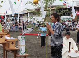 海開きイベントの様子