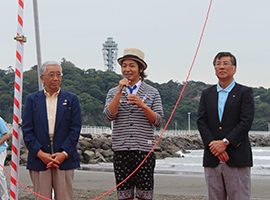 海開きイベントの様子